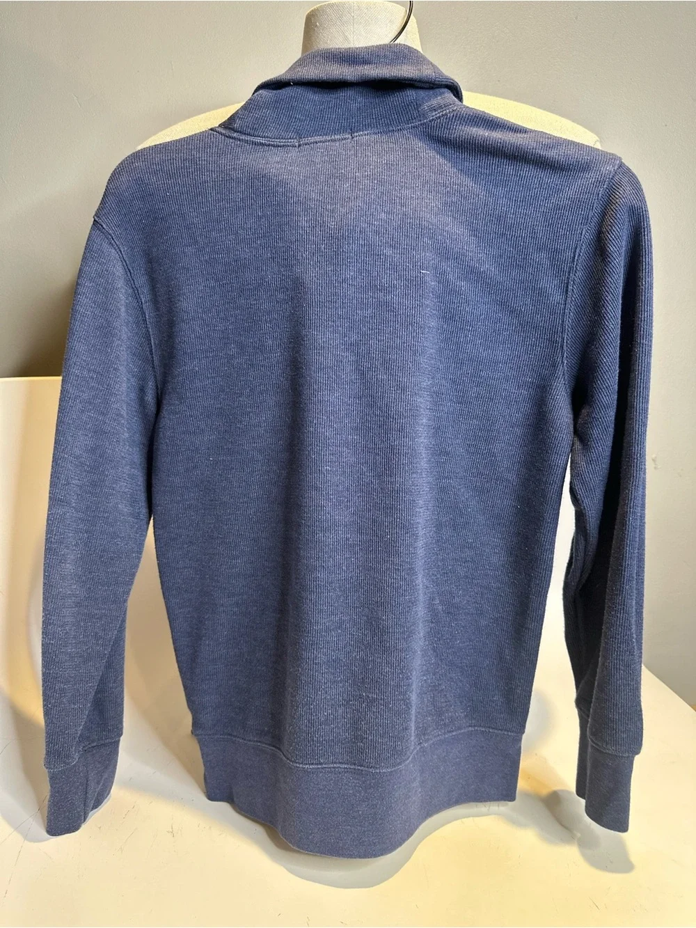 GAP Kids Navy Knit Shawl Collar Sweater
